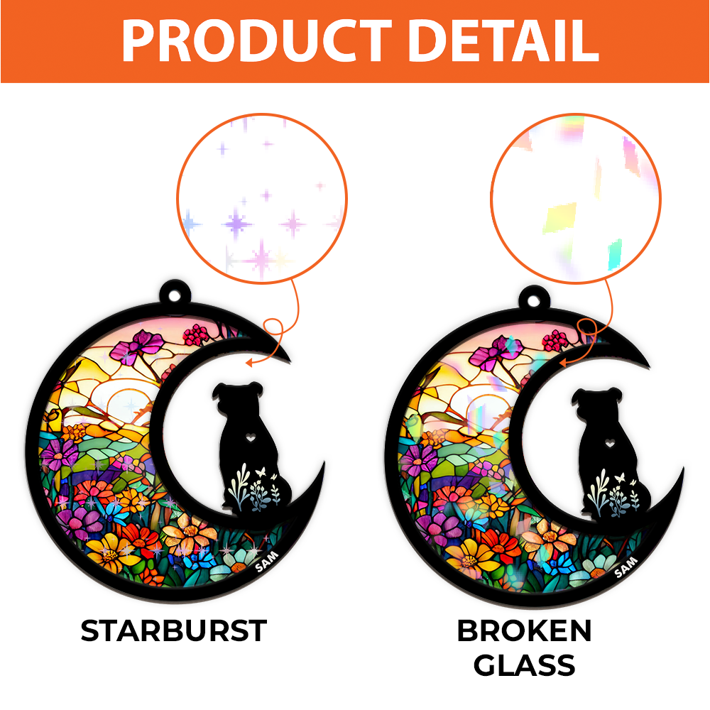 I Woof You Memorial Ornament Dog Loss - Custom Shape Hologram Ornament