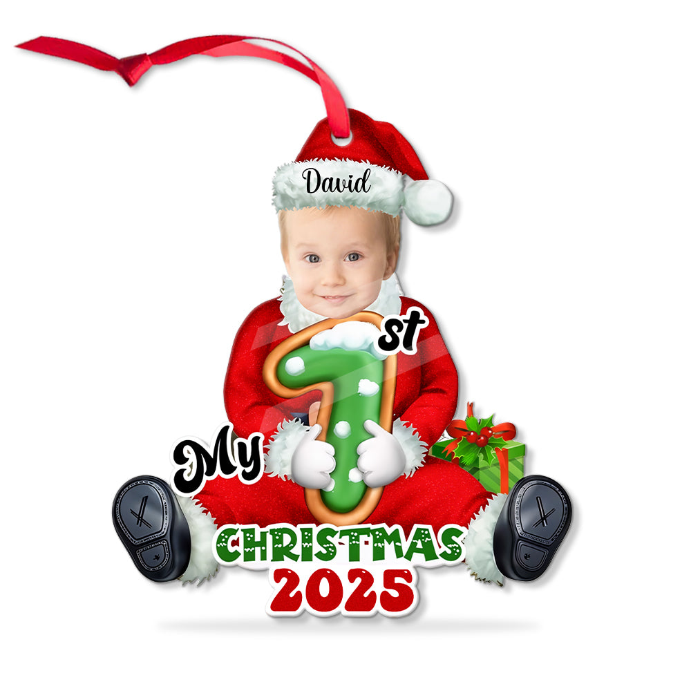 Baby's First Christmas - Personalized Custom Acrylic Ornament