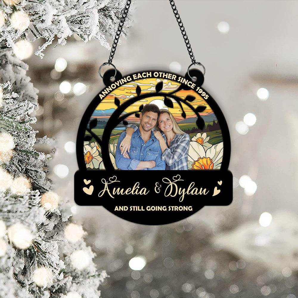 Our Family Ornament - Window Hanging Suncatcher Ornament