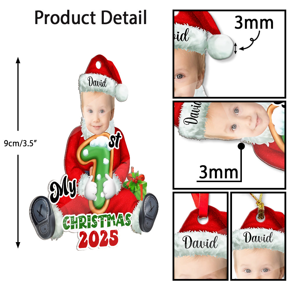 Baby's First Christmas - Personalized Custom Acrylic Ornament