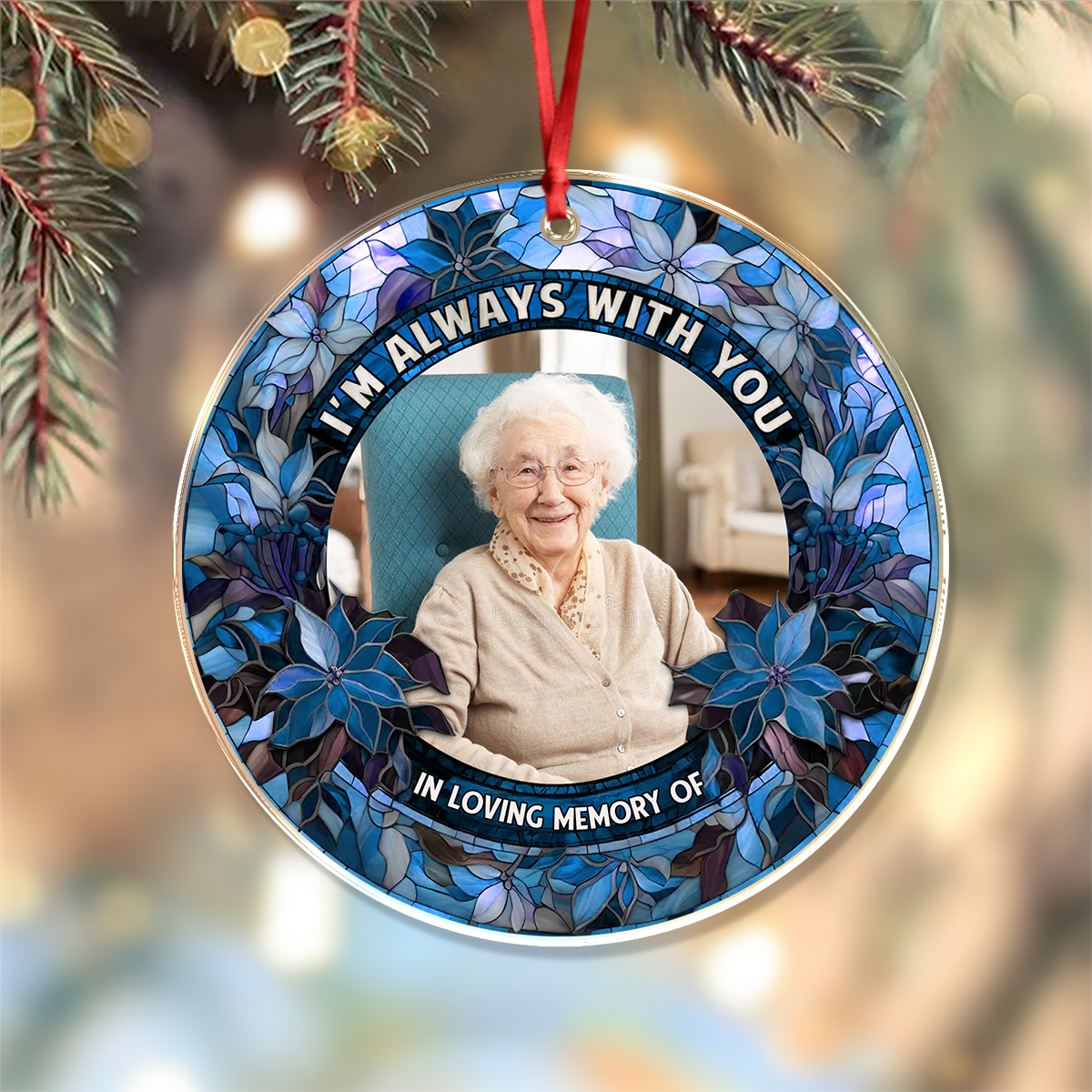 Forever In My Heart - Personalized Custom Acrylic Ornament