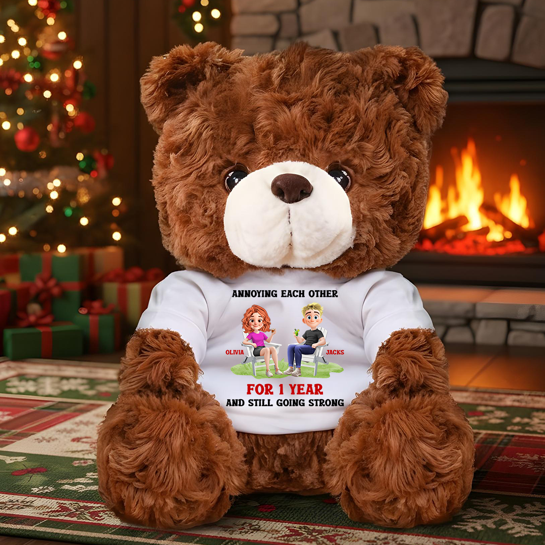 Annoying For Years Couple - Personalized Custom Teddy Bear Plush