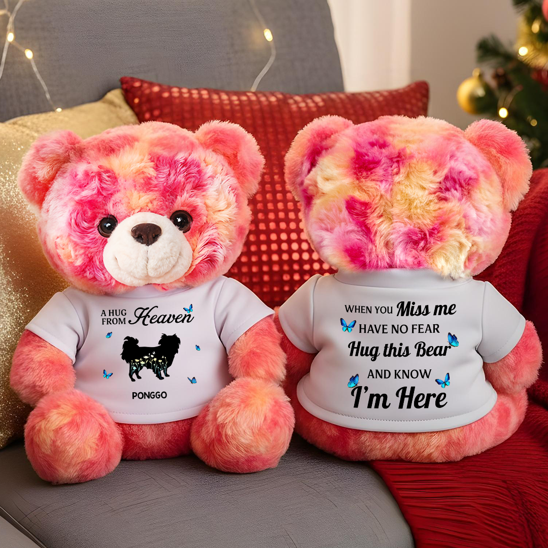 Dog Loss - Personalized Memorial Custom Teddy Bear Plush