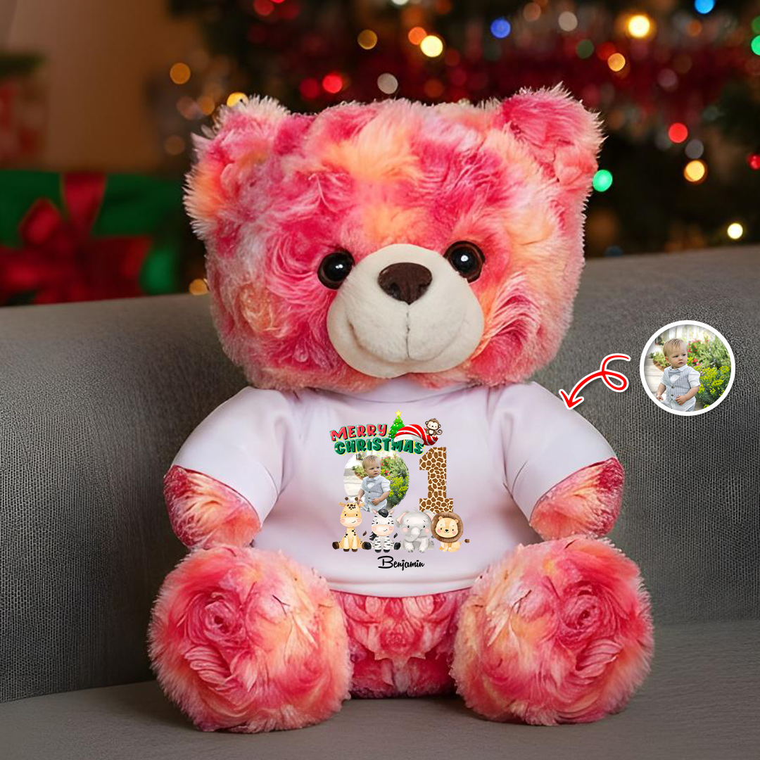 Christmas Gift Family - Personalized Custom Teddy Bear Plush