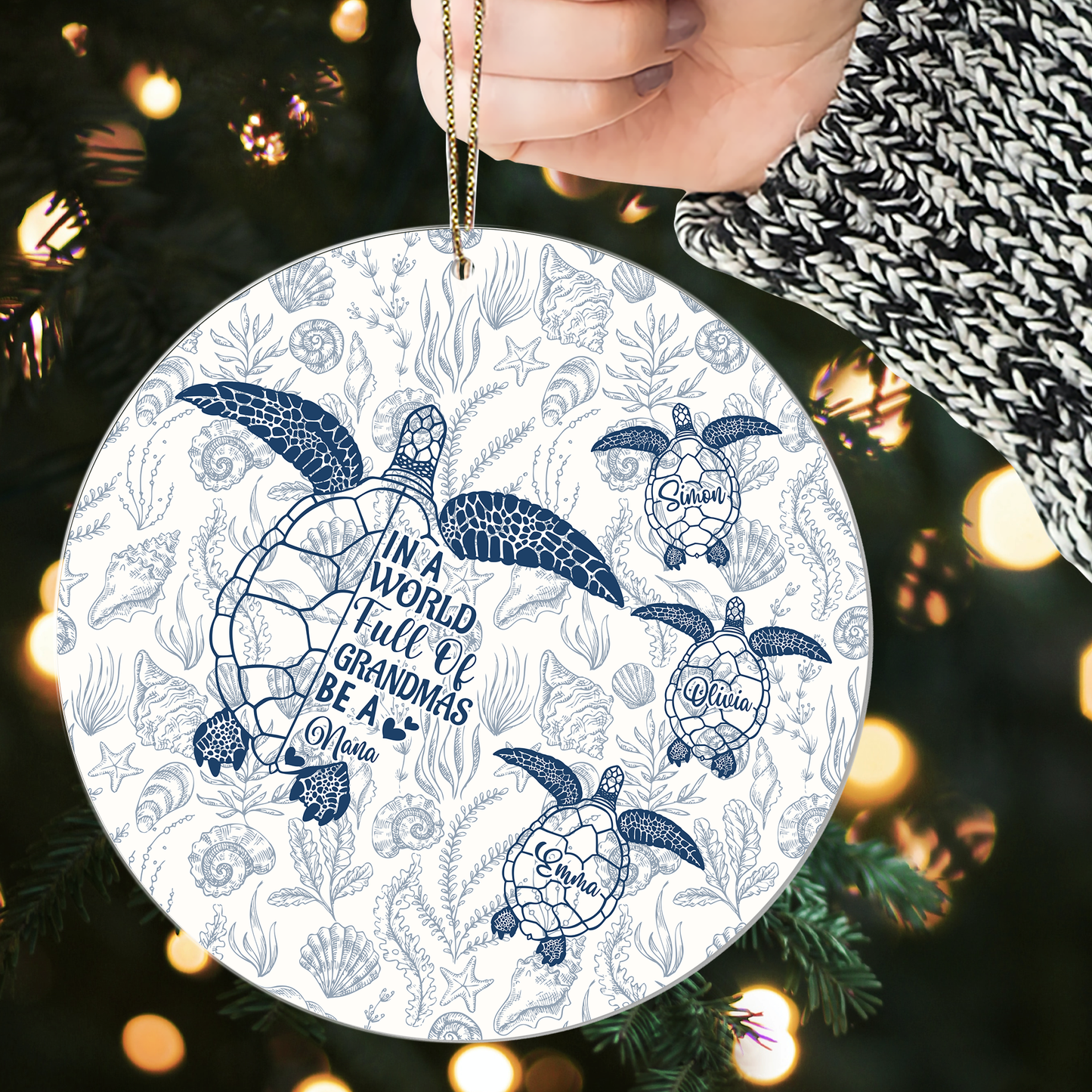 Be A Nana - Ceramic Ornament Christmas Gift