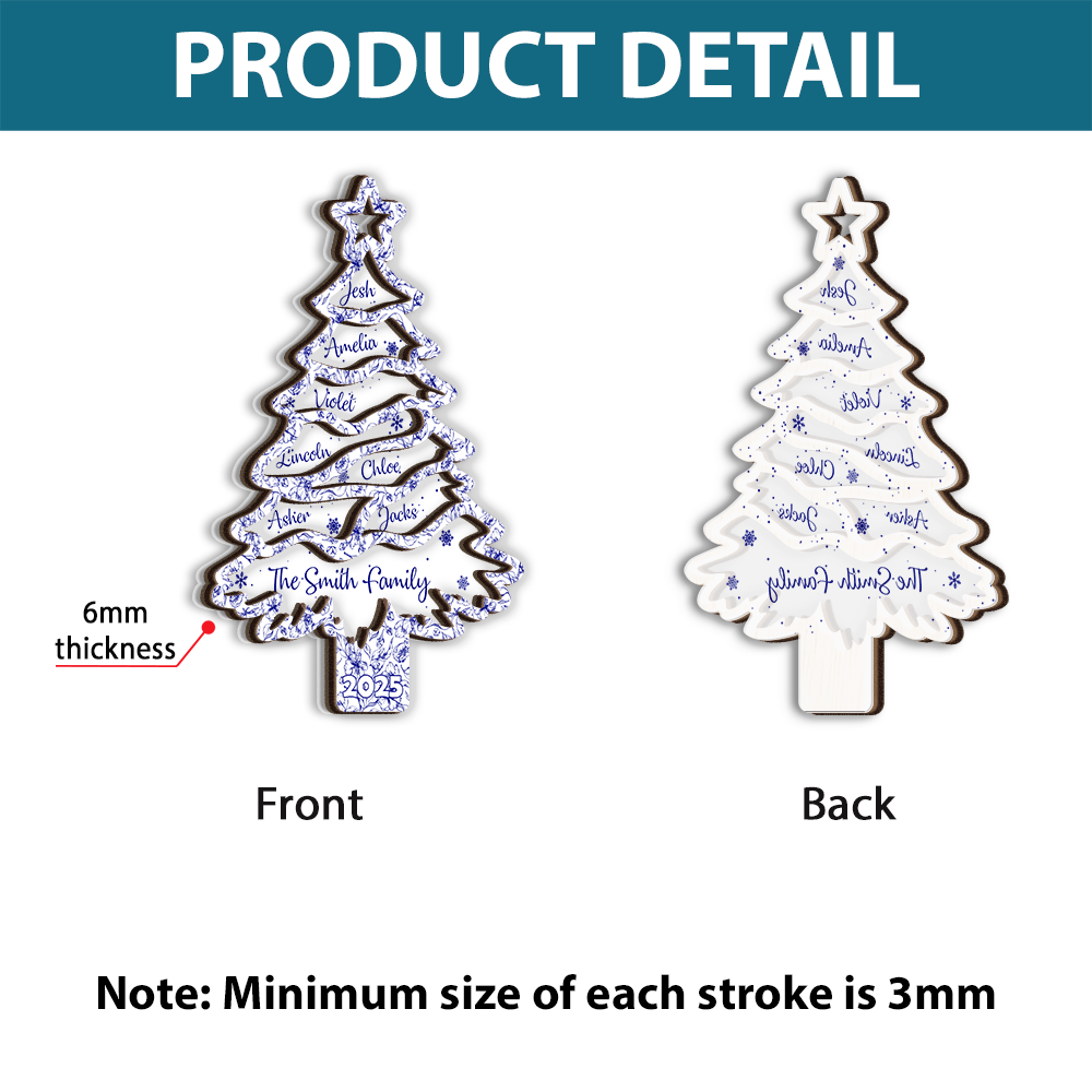 Christmas Tree - Window Hanging Suncatcher Ornament