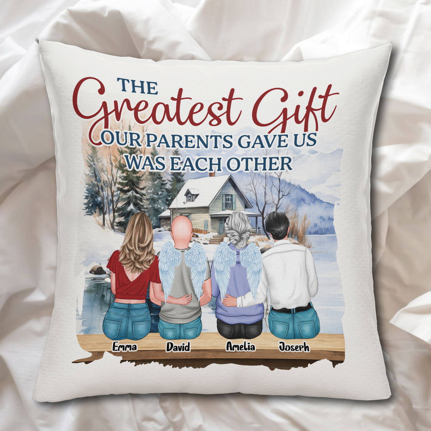 The Greatest Gift We Got - Personalized Pillow