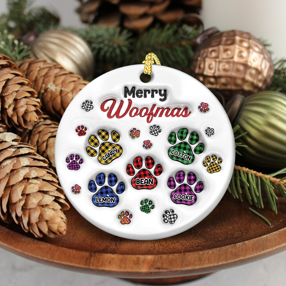 In Loving Memory - Custom Name and Photo Ceramic Ornament