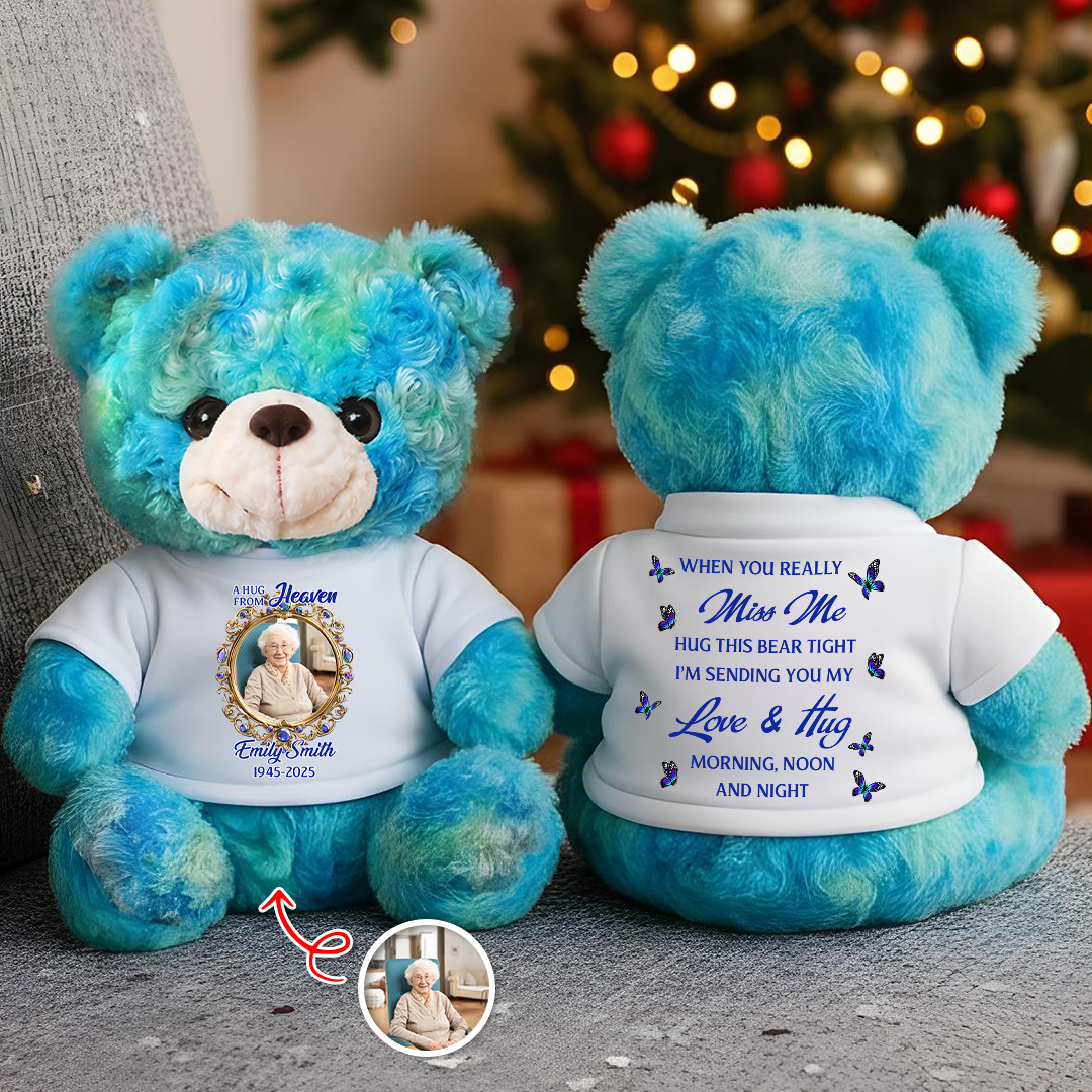 I Am Always With You Memorial Teddy Bear – Personalized Custom Plush Keepsake, Sympathy Gift, Remembrance Gift for Loss of Loved One