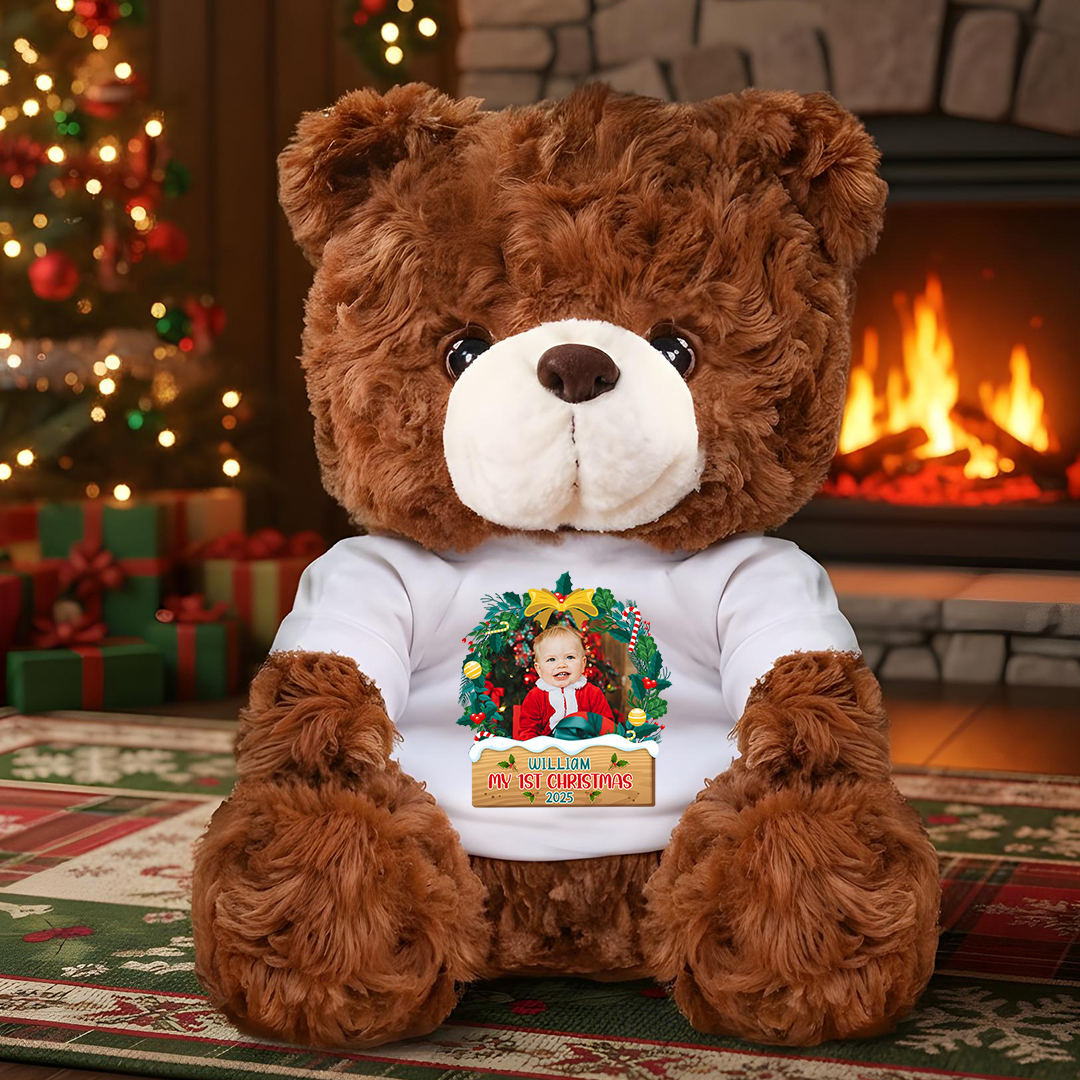 My Christmas - Personalized Custom Teddy Bear Plush