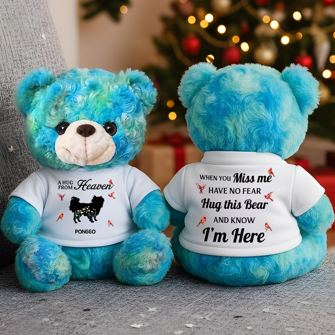 Dog Loss - Personalized Memorial Custom Teddy Bear Plush