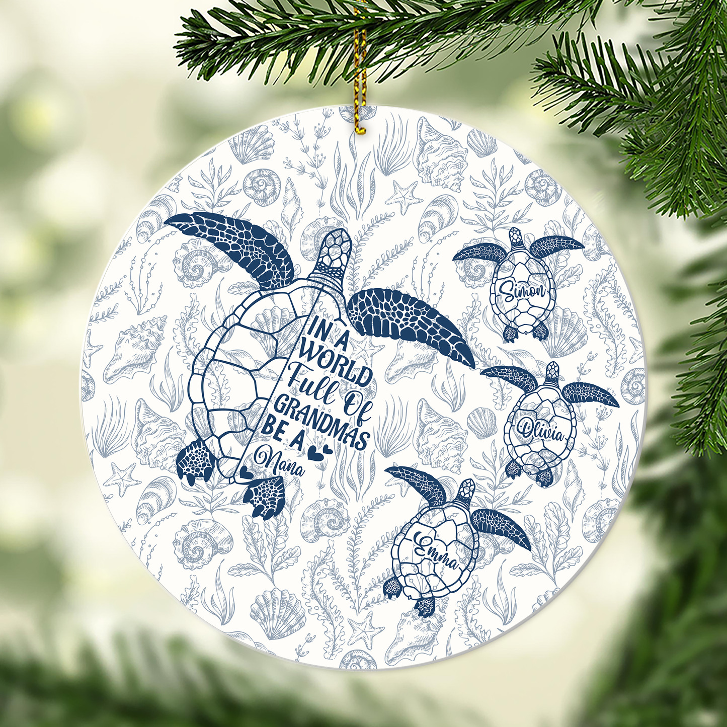 Be A Nana - Ceramic Ornament Christmas Gift