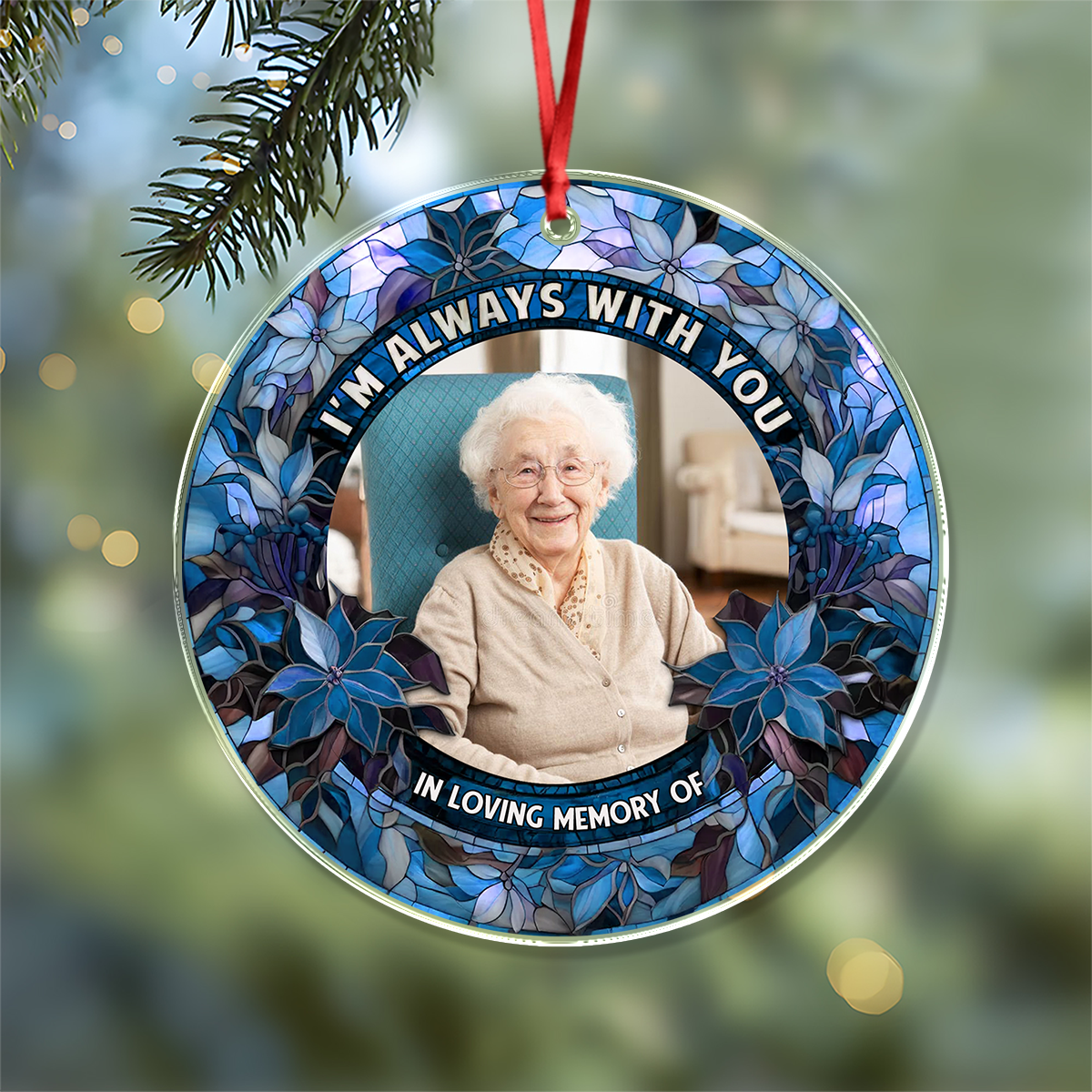 Forever In My Heart - Personalized Custom Acrylic Ornament