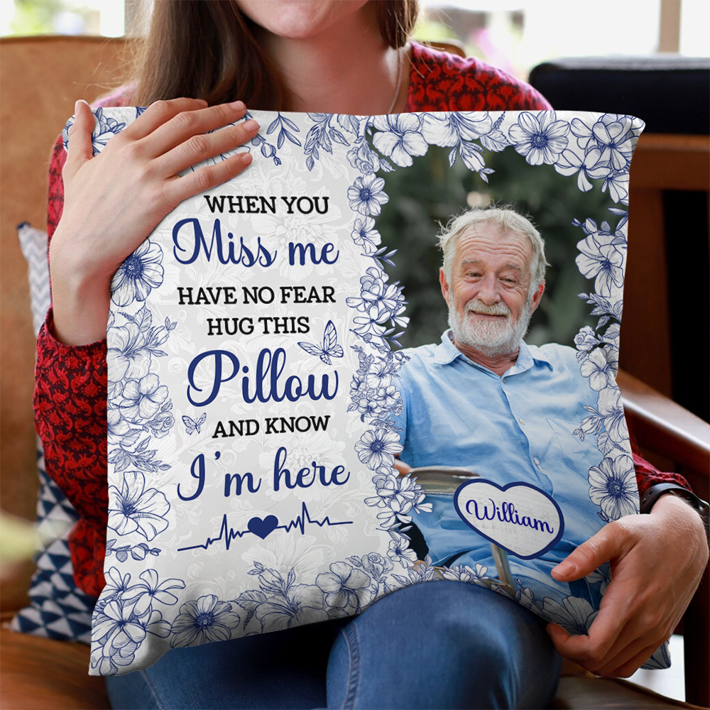 Hug This Pillow A Hug From Heaven - Personalized Pillow (Insert Included)