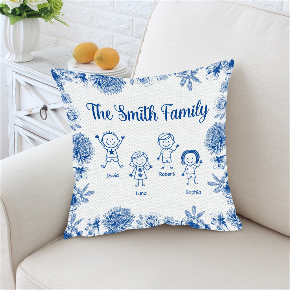 Our Family Funny Style - Personalized Pillow (Insert Included)