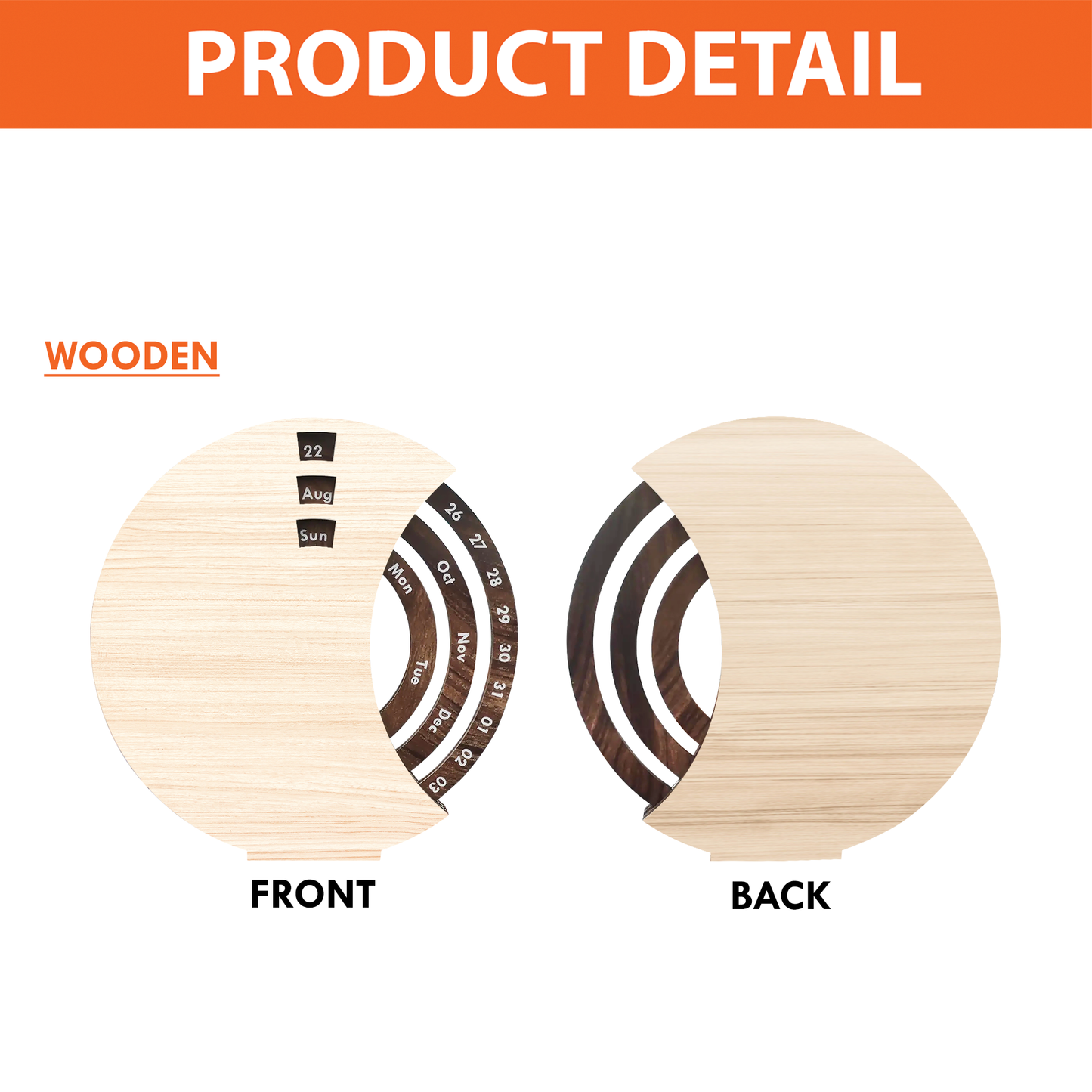 I Miss You - Personalized Spinning Perpetual Desk Calendar