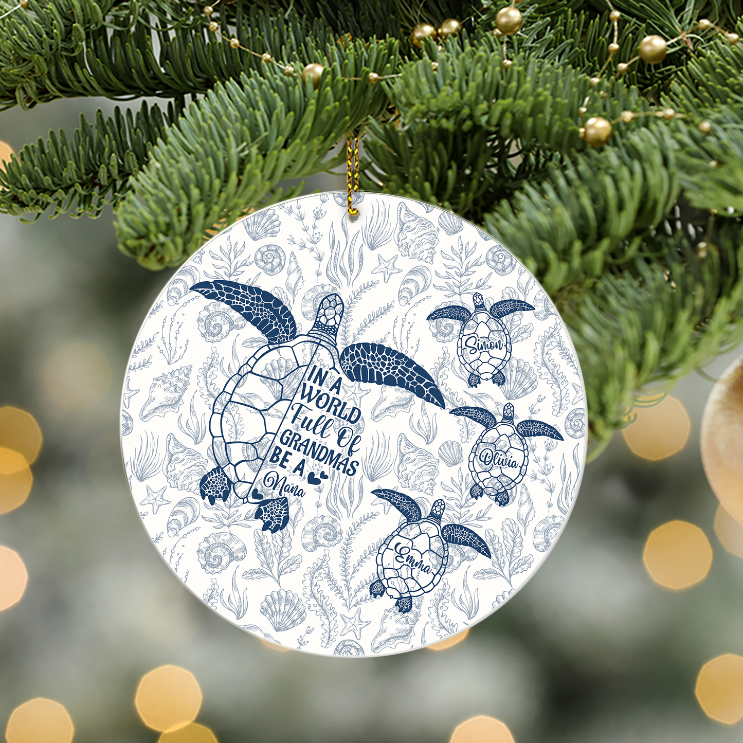 Be A Nana - Ceramic Ornament Christmas Gift