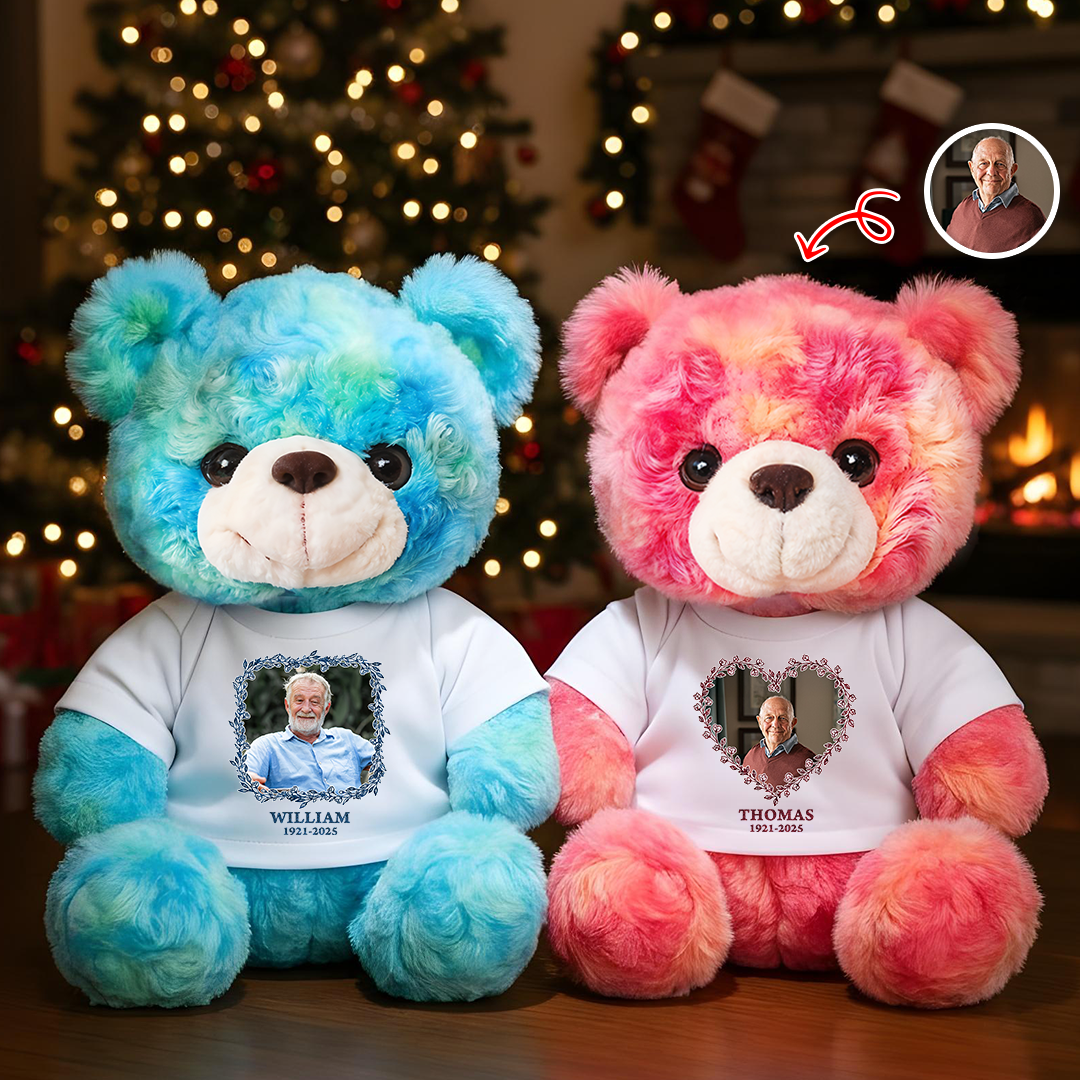 Hug This When You Miss Me - Personalized Memorial Custom Teddy Bear Plush