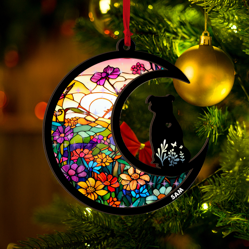 I Woof You Memorial Ornament Dog Loss - Custom Shape Hologram Ornament