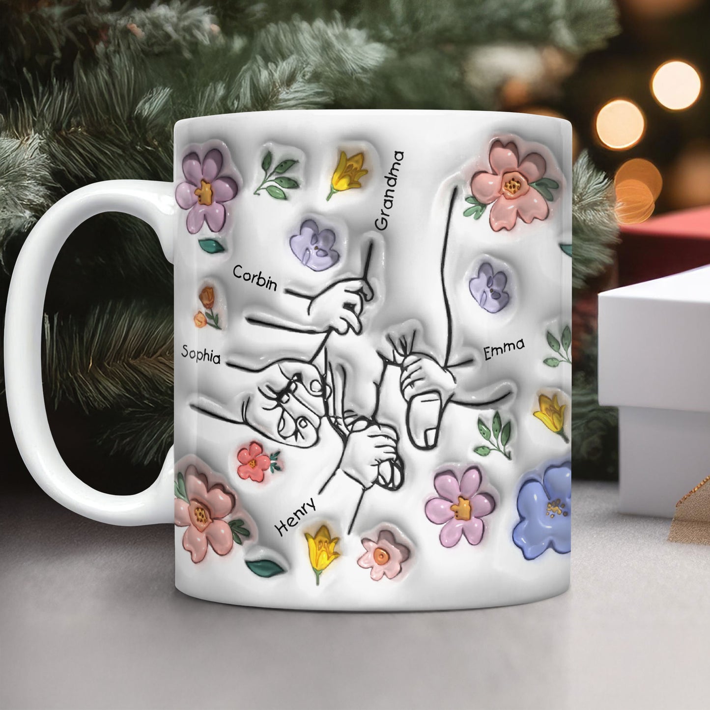 Hold My Hand - Personalized Custom 3D Inflated Effect Mug