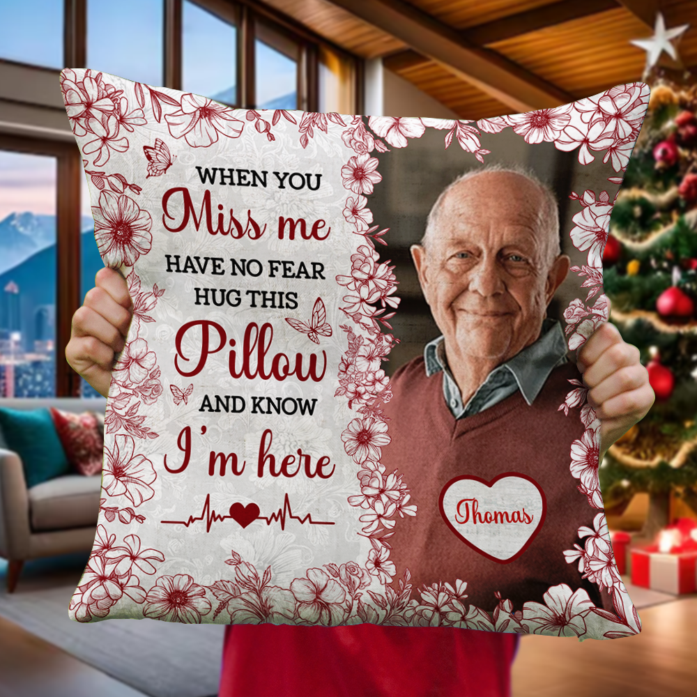 Hug This Pillow A Hug From Heaven - Personalized Pillow (Insert Included)