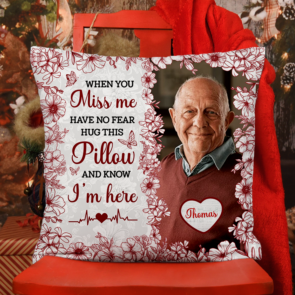 Hug This Pillow A Hug From Heaven - Personalized Pillow (Insert Included)