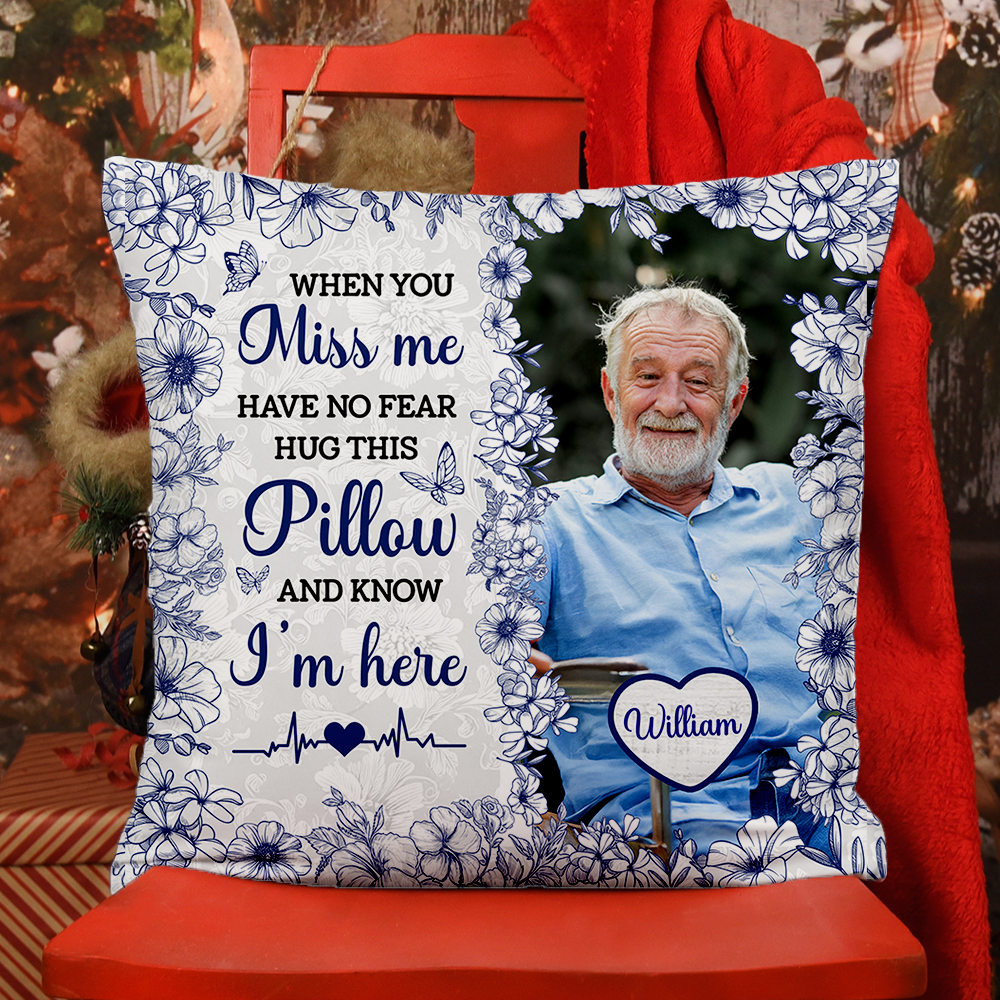 Hug This Pillow A Hug From Heaven - Personalized Pillow (Insert Included)