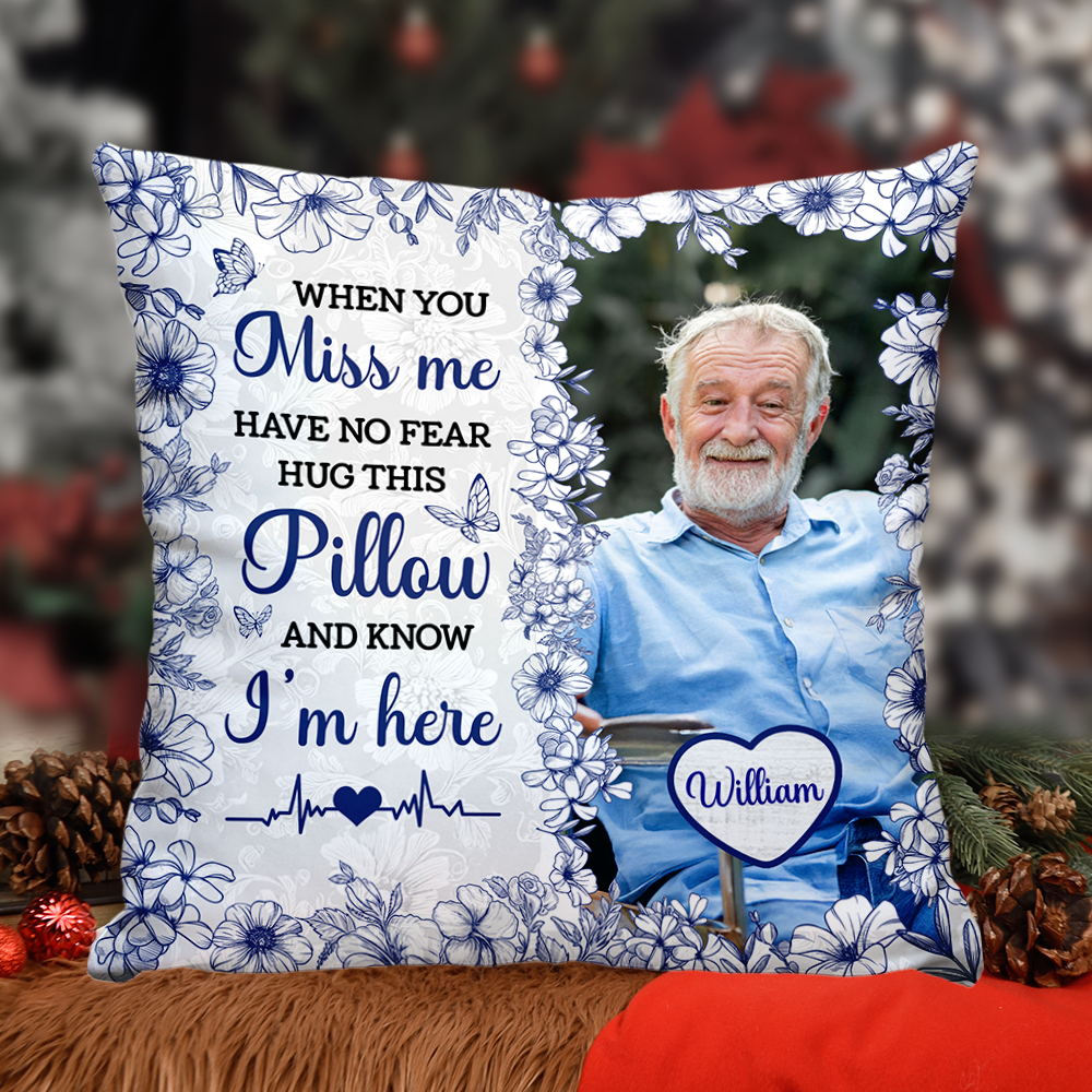 Hug This Pillow A Hug From Heaven - Personalized Pillow (Insert Included)