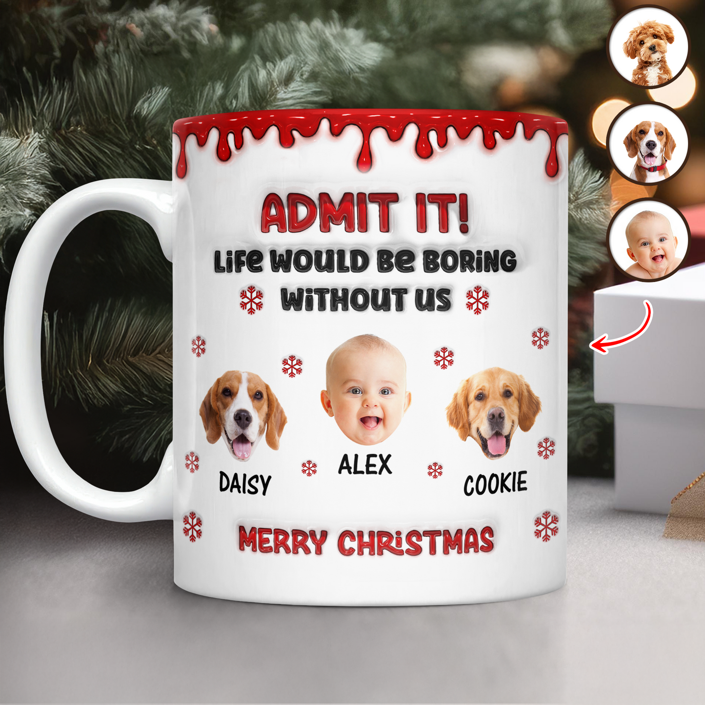 Admit It! - Personalized Custom 3D Inflated Effect Mug