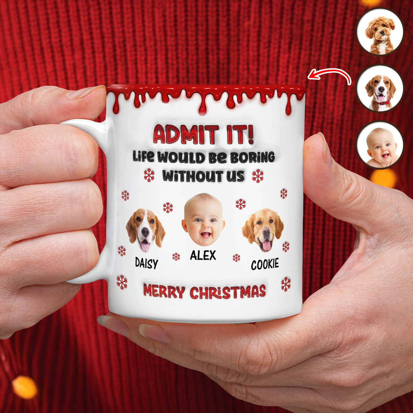 Admit It! - Personalized Custom 3D Inflated Effect Mug