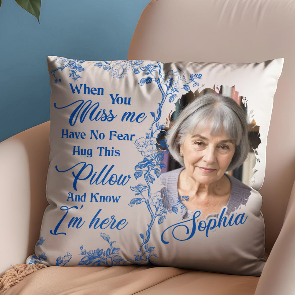 A Hug From Heaven Flower - Personalized Pillow (Insert Included)