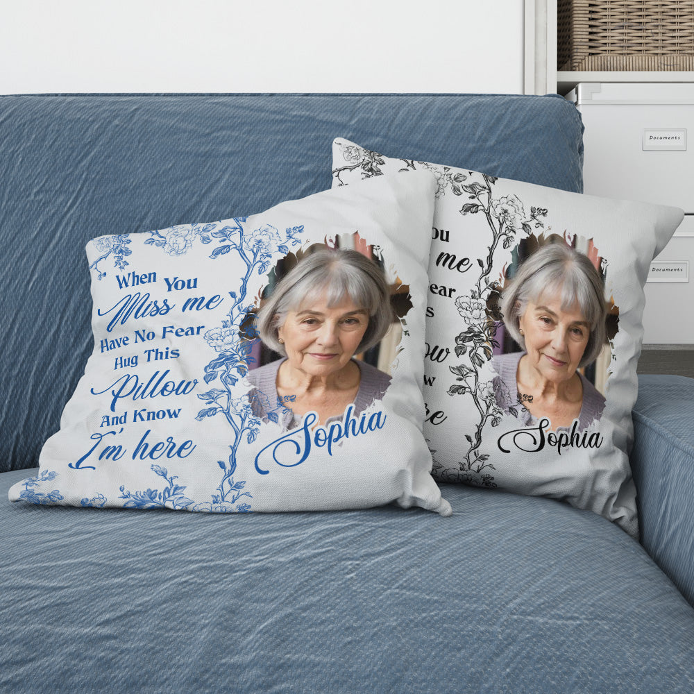A Hug From Heaven Flower - Personalized Pillow (Insert Included)