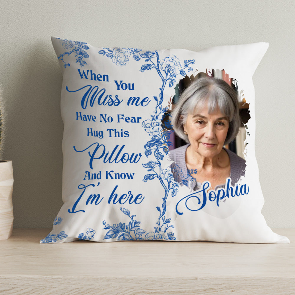 A Hug From Heaven Flower - Personalized Pillow (Insert Included)
