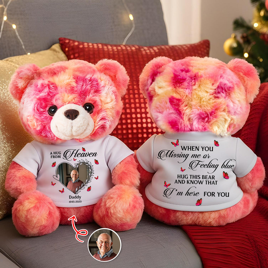 When You Feeling Blue - Memorial Personalized Custom Teddy Bear Plush