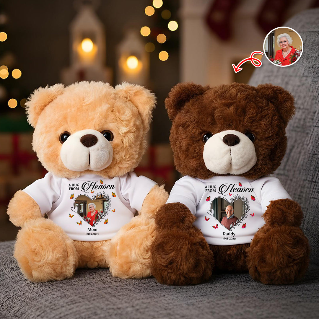 When You Feeling Blue - Memorial Personalized Custom Teddy Bear Plush