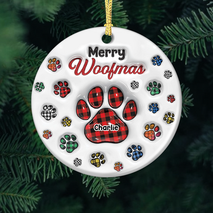In Loving Memory - Custom Name and Photo Ceramic Ornament