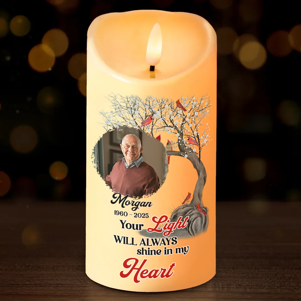 Rainbow Bridge - Personalized Custom LED Candle