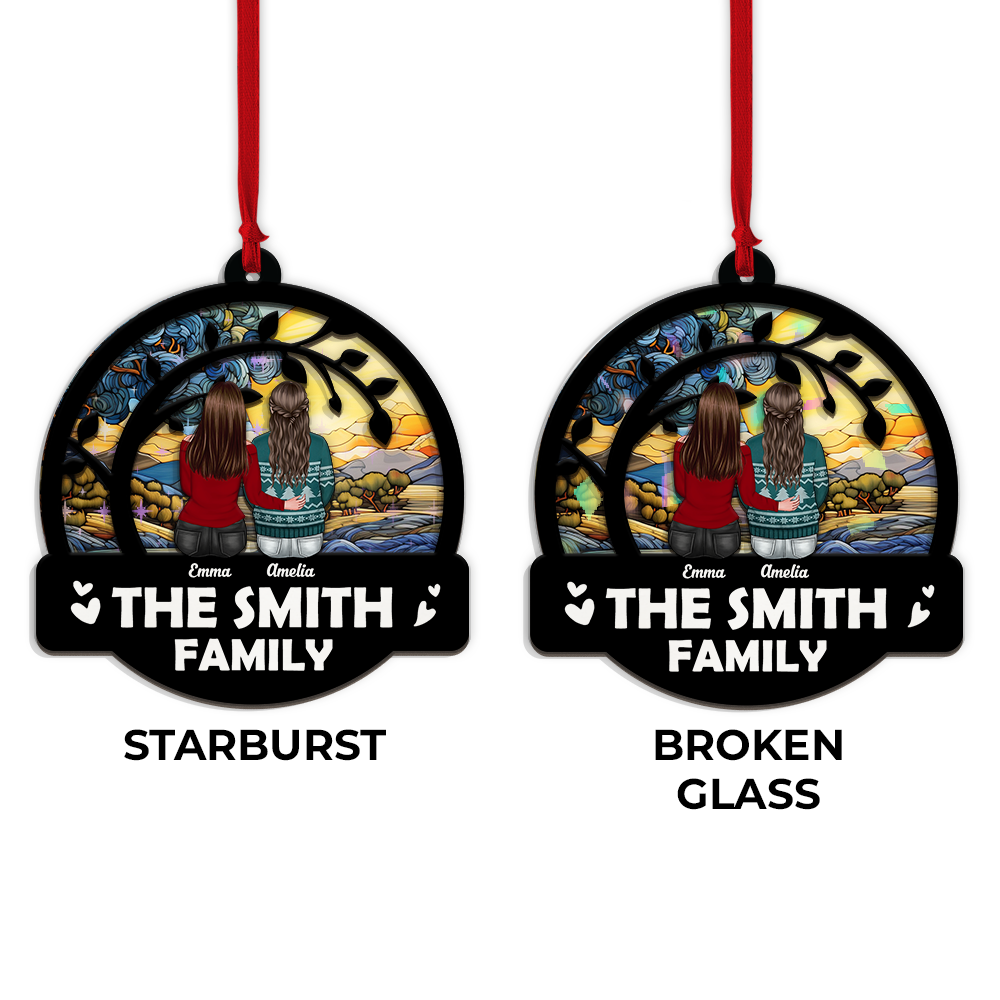 Our Family This Xmas - Custom Shape Hologram Ornament