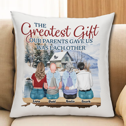 The Greatest Gift We Got - Personalized Pillow