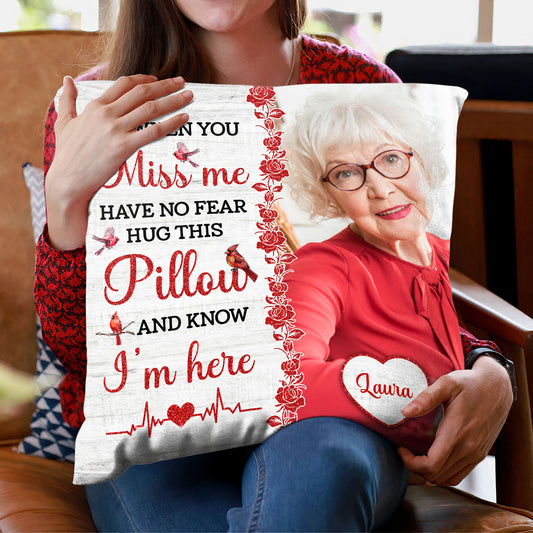 Memorial Personalized Custom Pillow - Sympathy Gift For Family Members