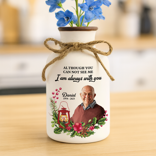 I Am Always With You Flower Pot, Memorial Planter Gift, In Loving Memory Keepsake, Sympathy Gift for Loss of Loved One, Grieving Comfort Gift