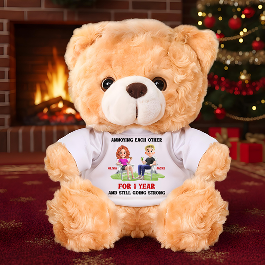 Annoying For Years Couple - Personalized Custom Teddy Bear Plush