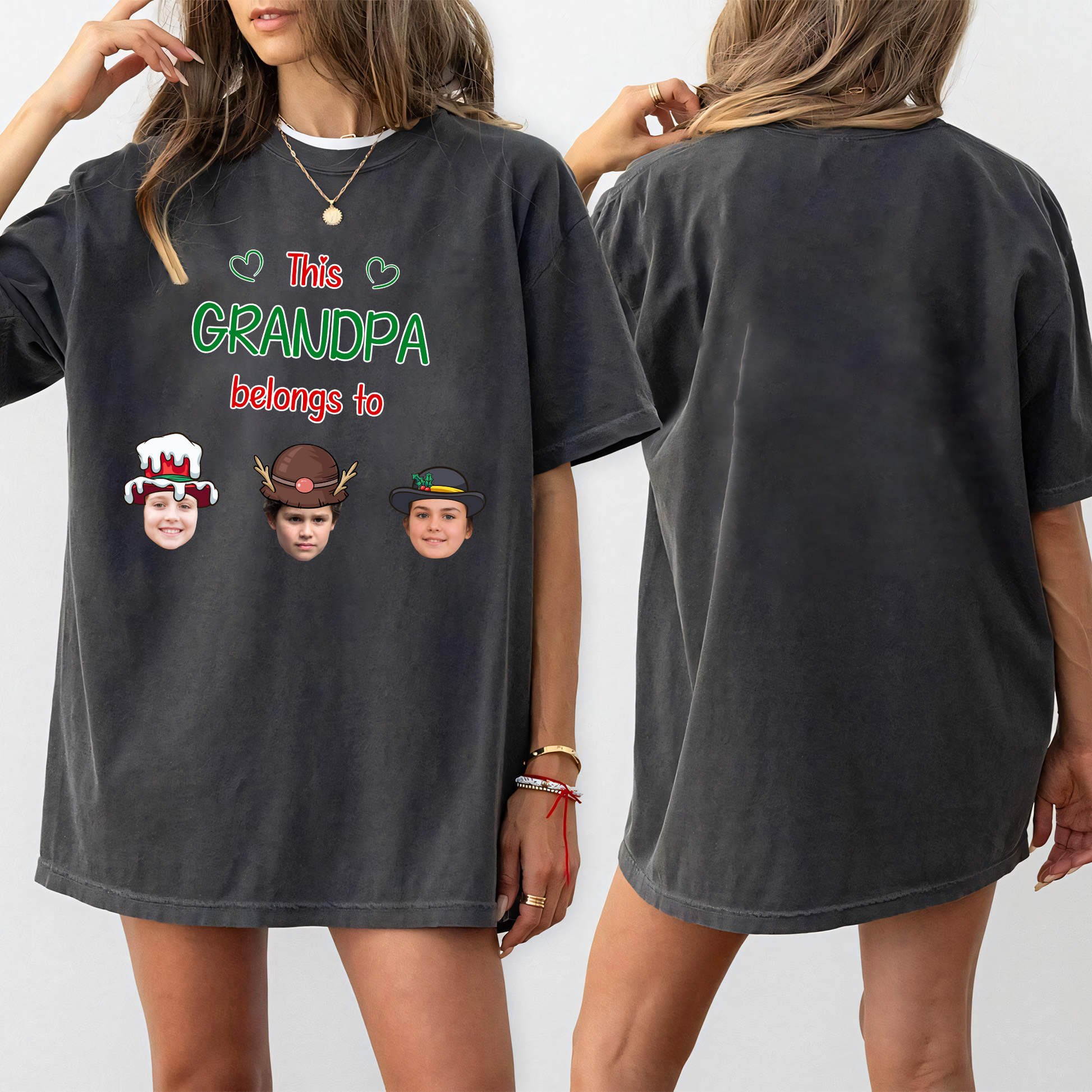 Funny Grandma T-shirt For Christmas - Gift For Him, For Her - Personalized T Shirt