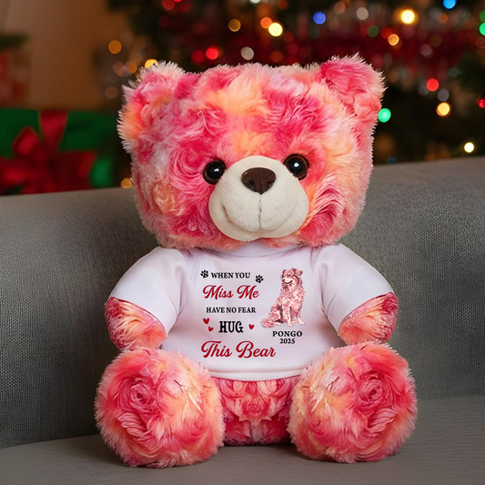 Paw Prints On Heaven - Personalized Custom Teddy Bear Plush