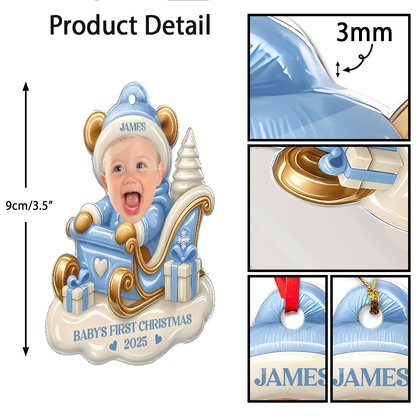 Baby's First Christmas - Personalized Custom Acrylic Ornament