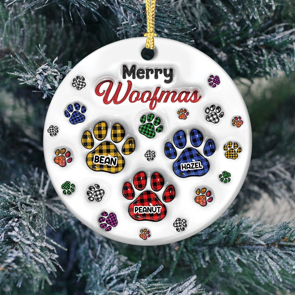 In Loving Memory - Custom Name and Photo Ceramic Ornament