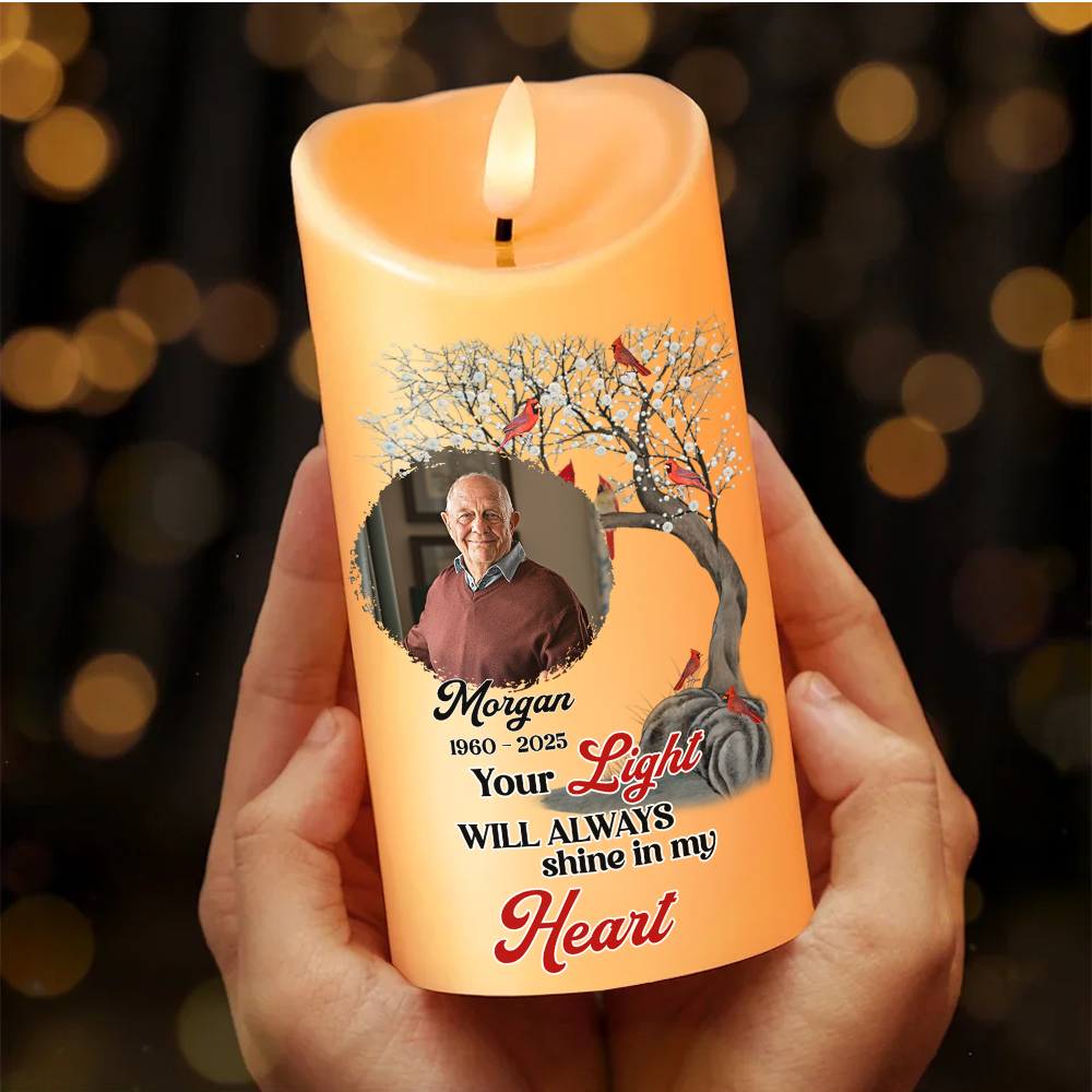 Rainbow Bridge - Personalized Custom LED Candle