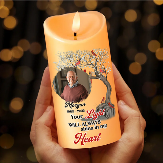 Rainbow Bridge - Personalized Custom LED Candle