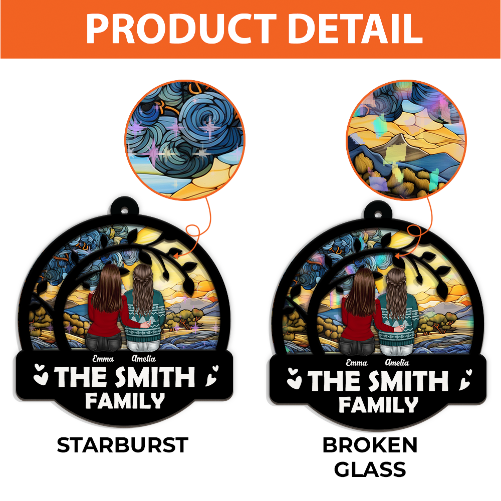 Our Family This Xmas - Custom Shape Hologram Ornament