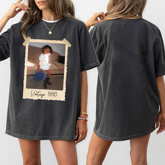 Custom Photo Vintage - Gift For Him, For Her- Personalized T Shirt